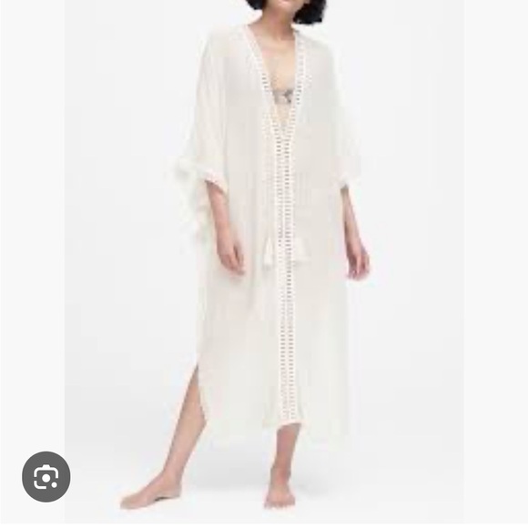 Eberjey Summer Of Love ilda‎ Cover Up In Cloud Size Large - Picture 1 of 9